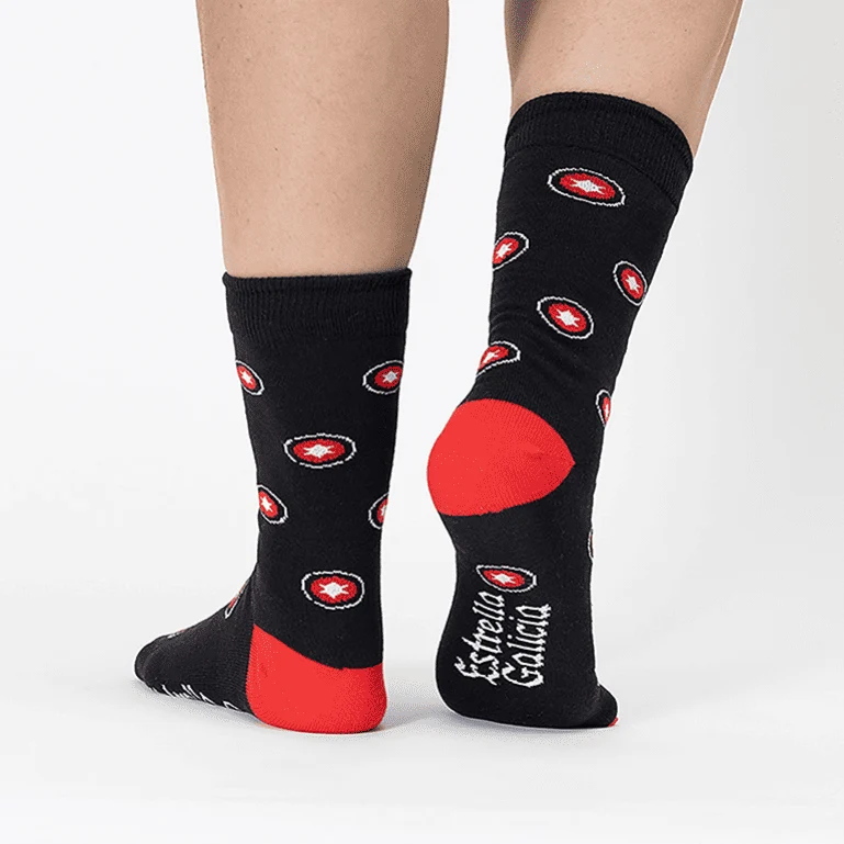 Calcetines Estrella Galicia negros