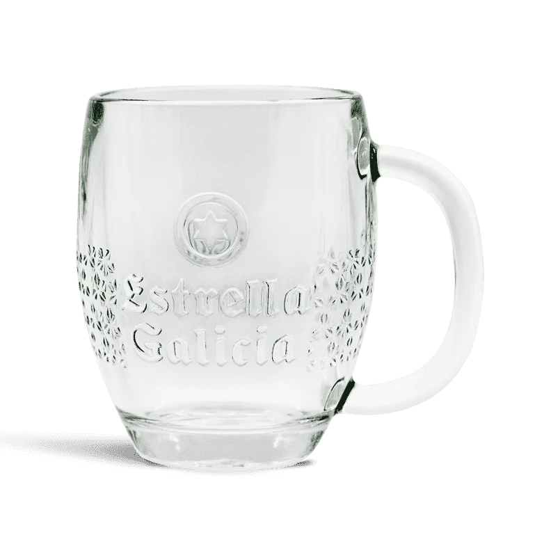 Pack 6 jarras de cristal de Estrella Galicia, 40 cl