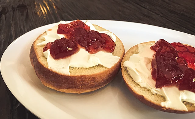 Bagel mermelada