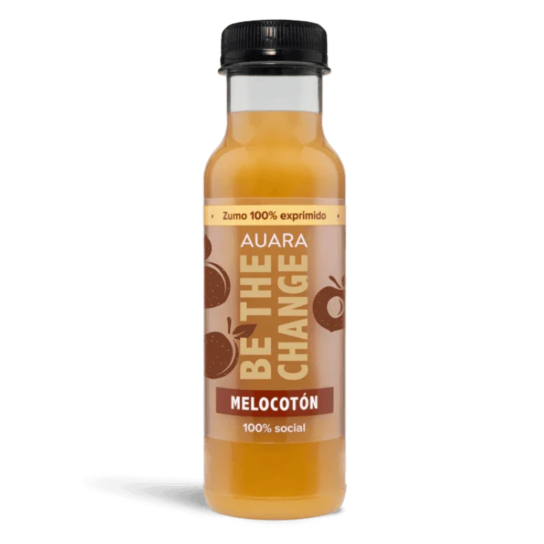 Zumo de melocotón de Auara, 12 botellas de 33 cl