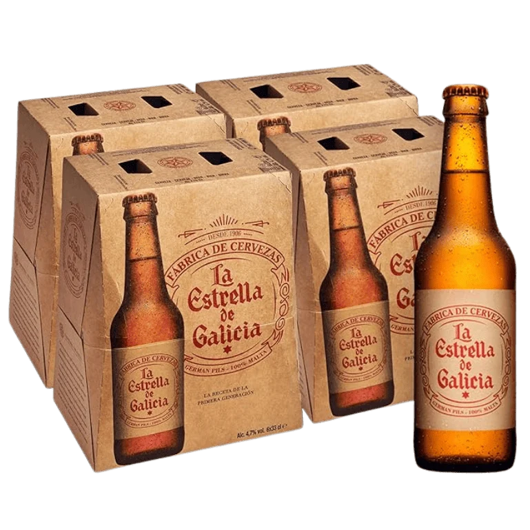 La Estrella de Galicia, 24 botellas de 33 cl