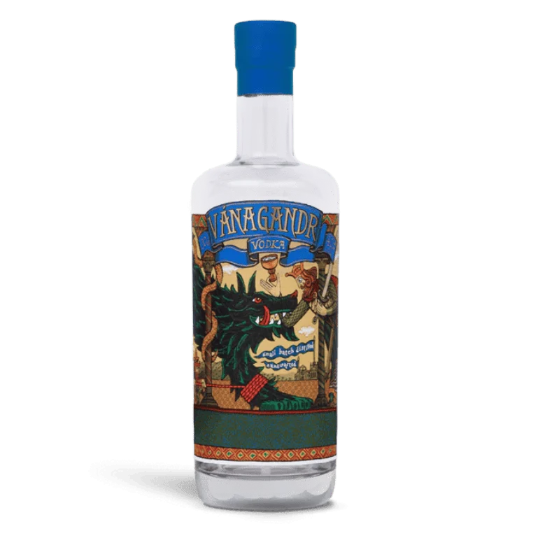Vodka de Vánagandr Destilerías, botella de 70 cl