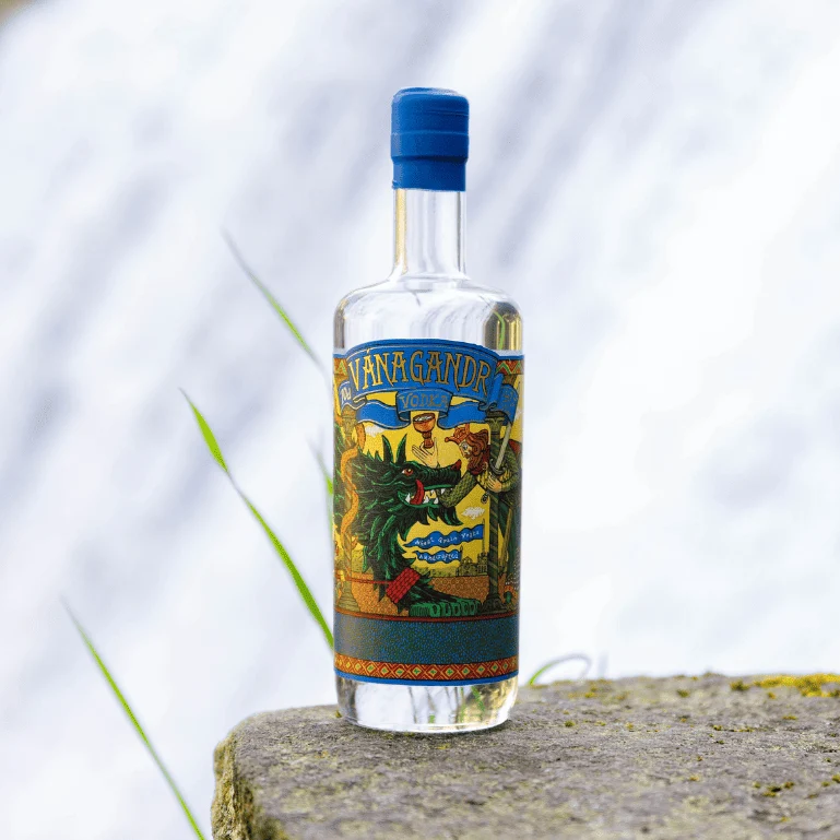 Vodka de Vánagandr Destilerías, botella de 70 cl