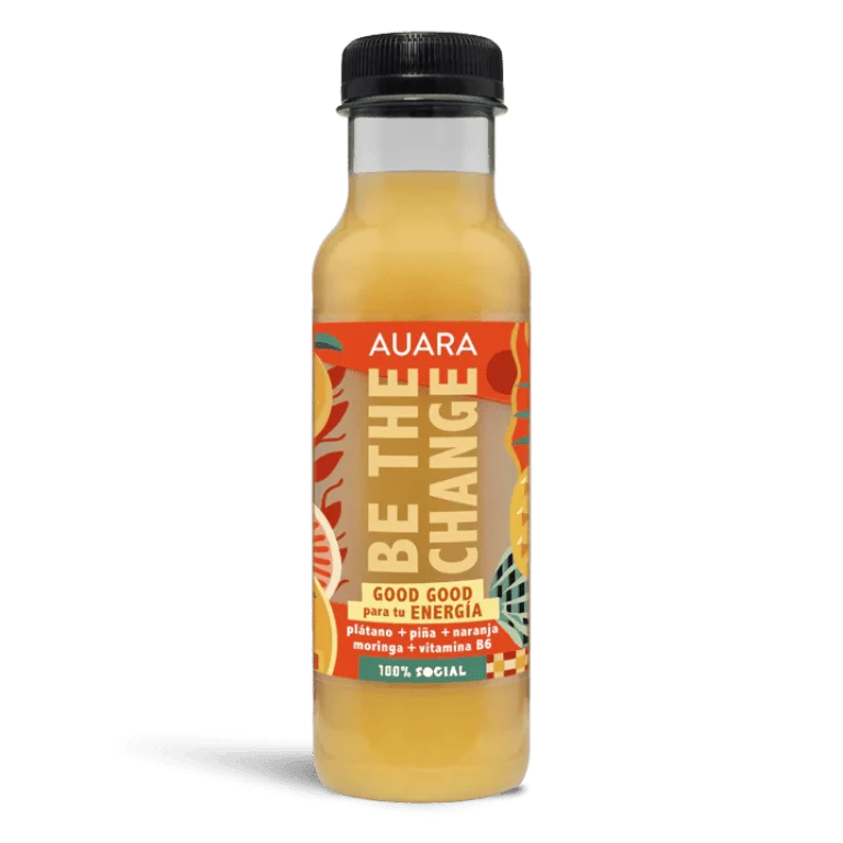 Zumo Good Good Energía de Auara, 12 botellas de 33 cl