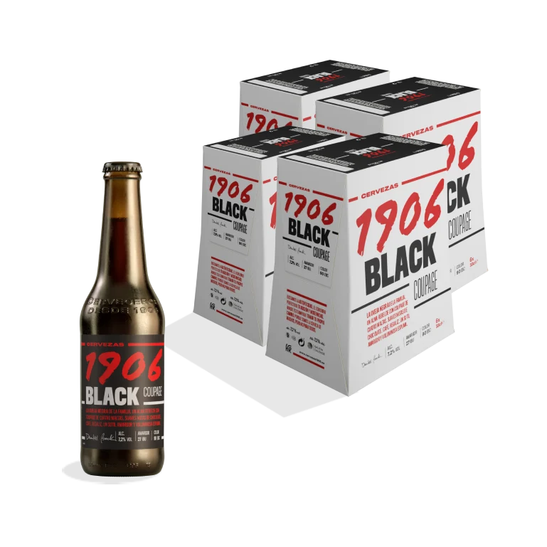 1906 Black Coupage, 24 botellas de 33 cl