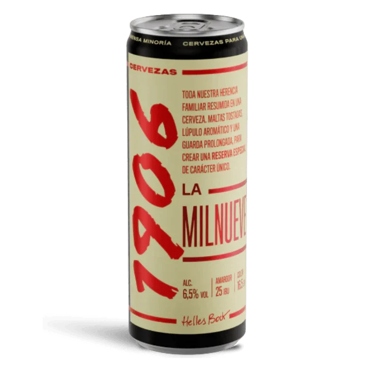 1906 La Milnueve, 24 latas de 33 cl