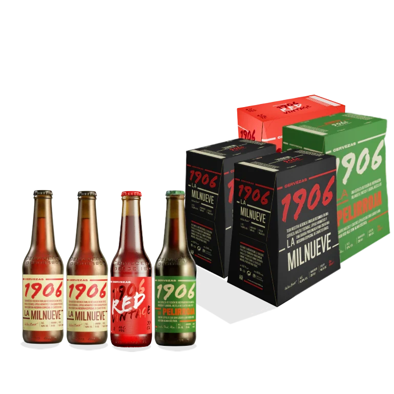 Pack Combinado 1906 La Milnueve & Red Vintage & Galician Irish Red