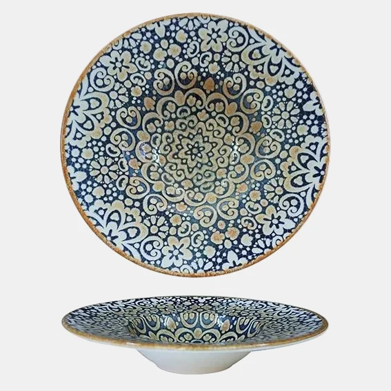 Plato rissoto porcelana Alhambra. ø28 x 5,5 cm - 6 Uds.