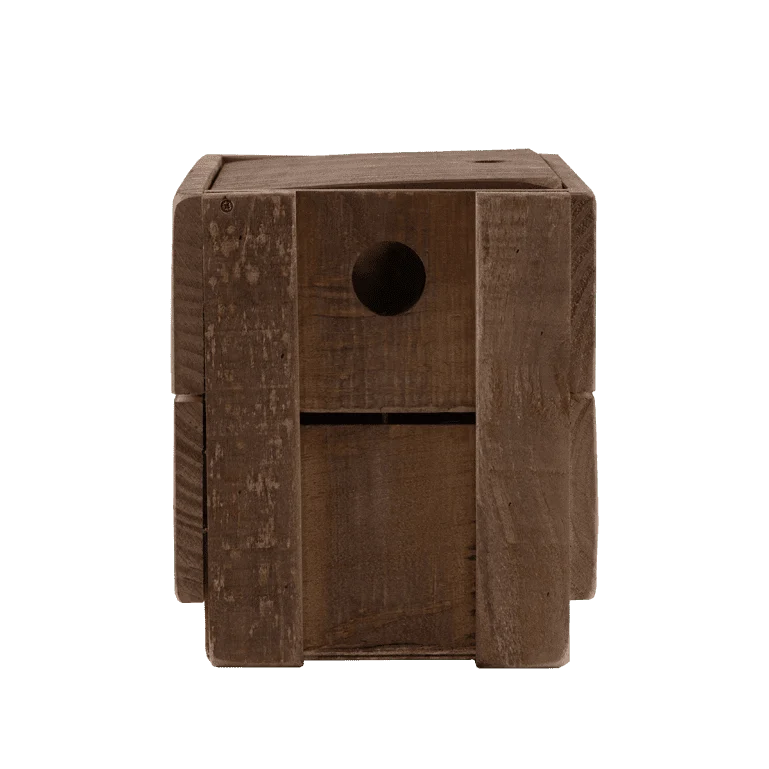 Pack caja madera rústica y la Estrella de Galicia, 6 botellas formato original