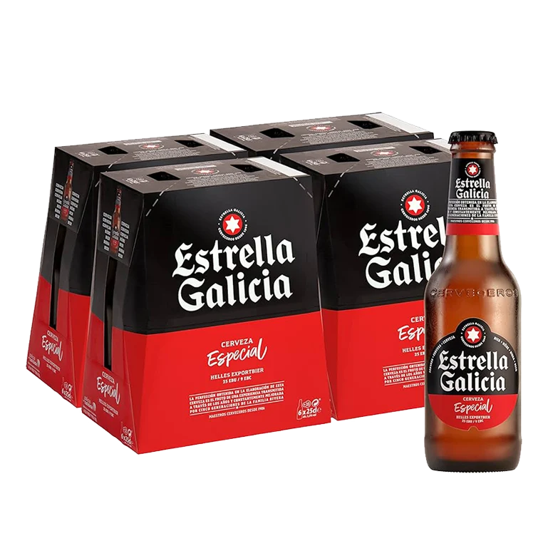 Estrella Galicia Especial, 24 botellas de 25 cl