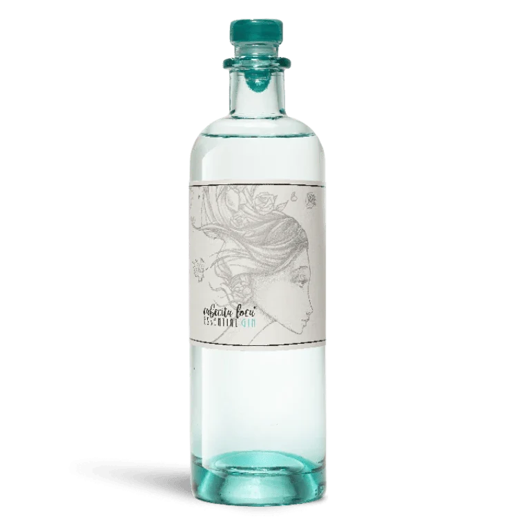 Essential gin de Cabecita Loca, botella de 70 cl