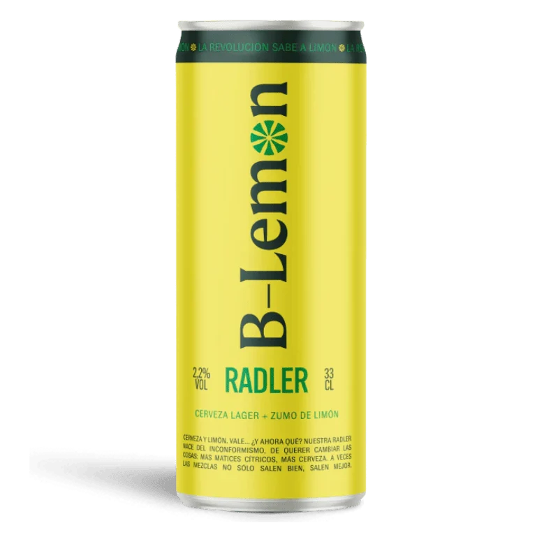 B-Lemon Radler, 24 latas de 33 cl