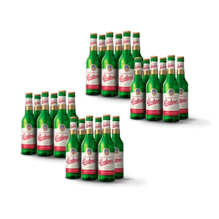 Budejovicky Budvar, 24 botellas de 33 cl