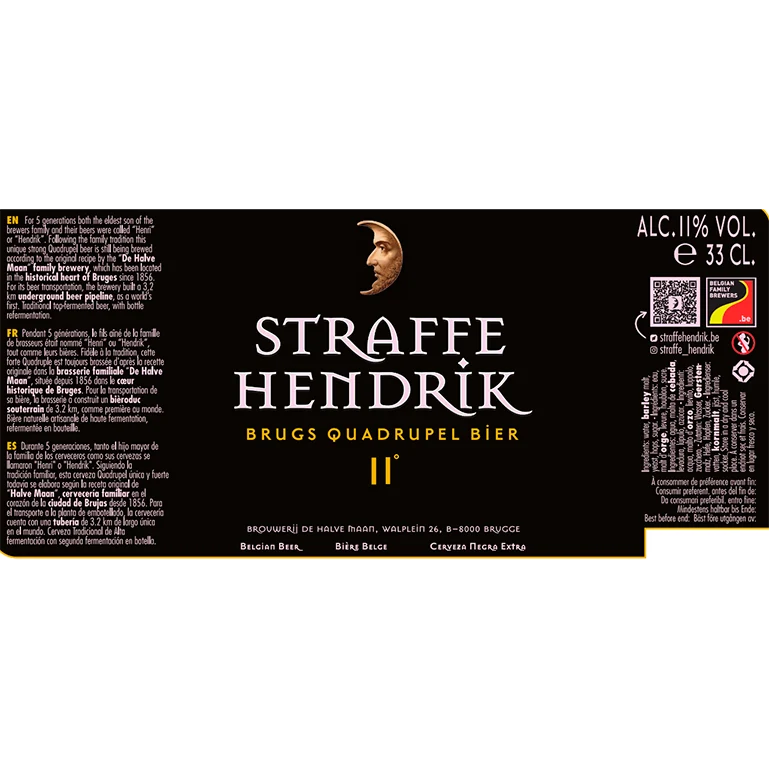 Straffe Hendrik Quadrupel, 24 botellas de 33 cl