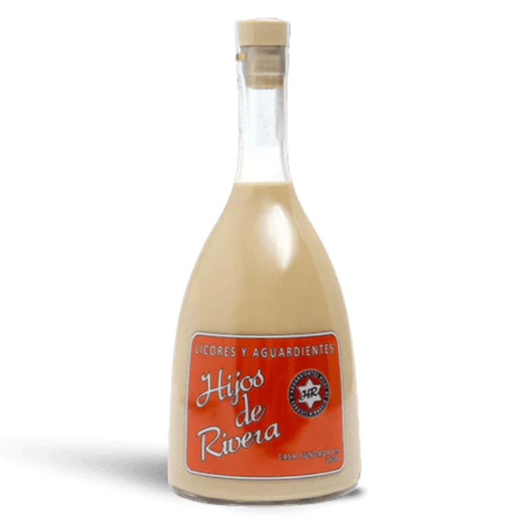 Licor de crema de orujo de Hijos de Rivera, botella de 70 cl