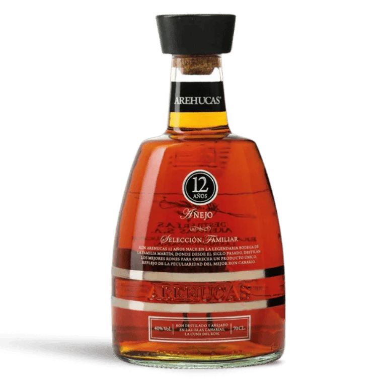 Ron Arehucas Añejo 12 años, botella de 70 cl