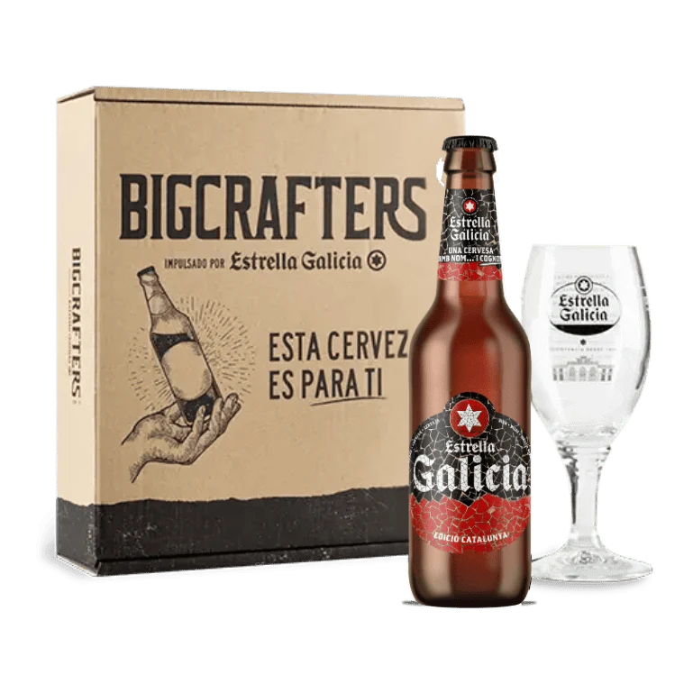 Estrella Galicia edición Cataluña con copa Atlántica