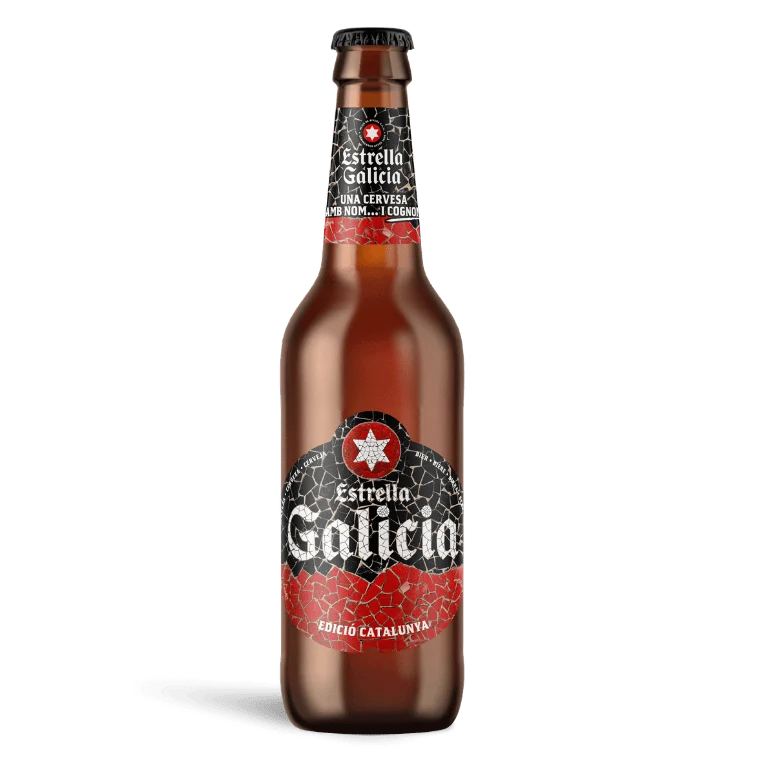 Estrella Galicia edición Cataluña con copa Atlántica