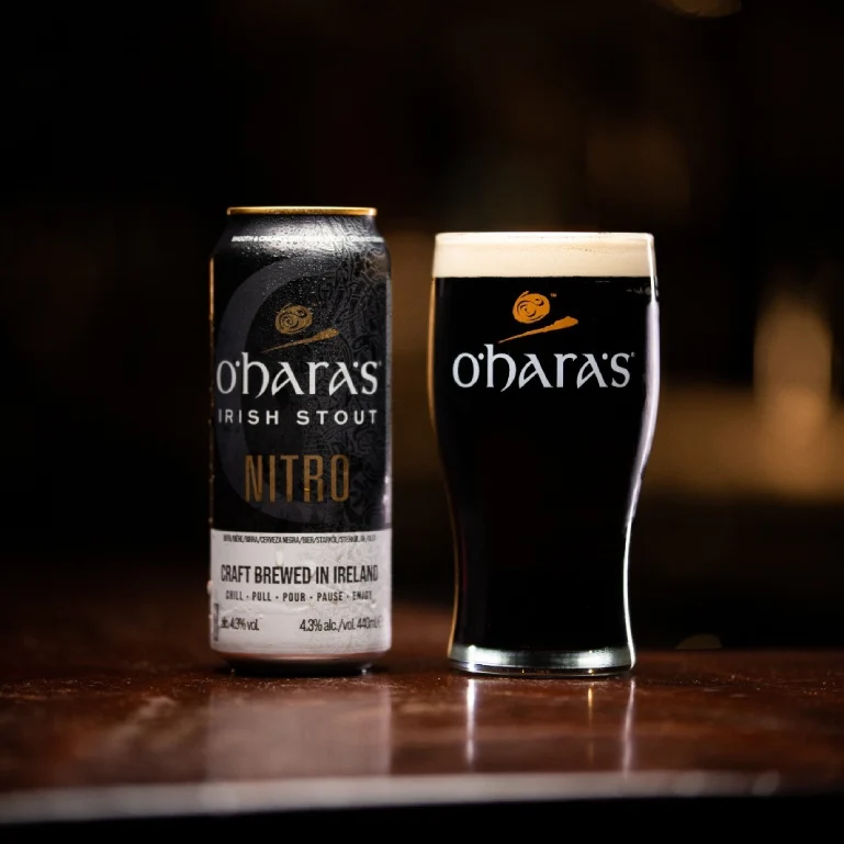 OHara's Irish Stout Nitro, 6 latas de 44 cl