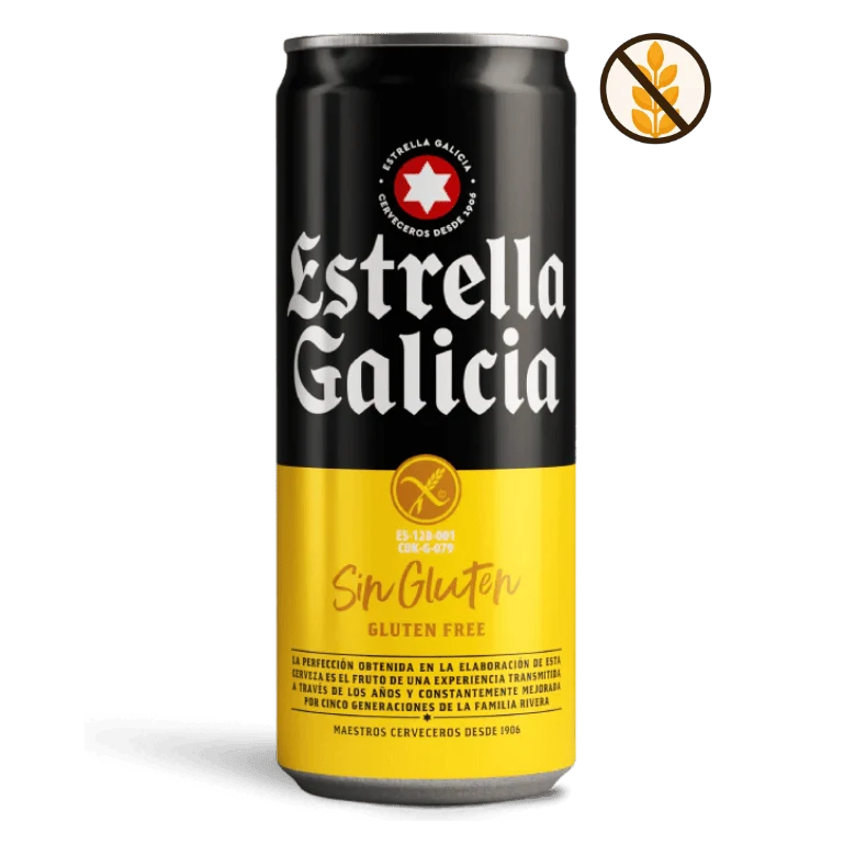 Estrella Galicia Sin Gluten, 24 latas de 33 cl