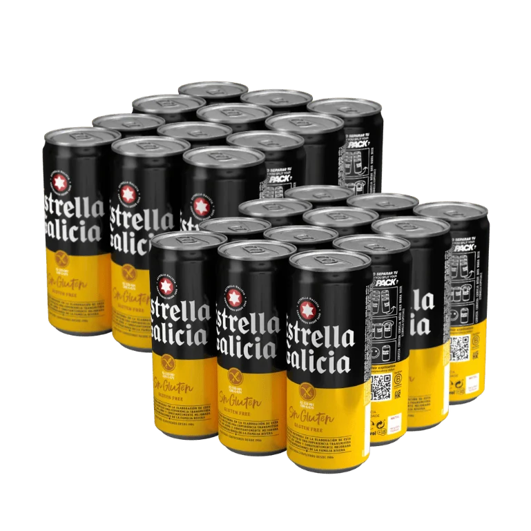 Estrella Galicia Sin Gluten, 24 latas de 33 cl