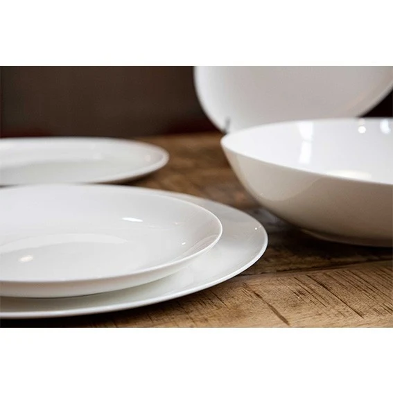 Ensaladera Perla Siloxiht blanca. ø25 x 5,5 cm - 4 Uds.
