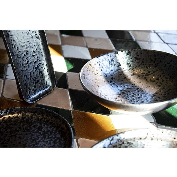 Bowl de porcelana Oxido Black. Varias medidas - 4 Uds.