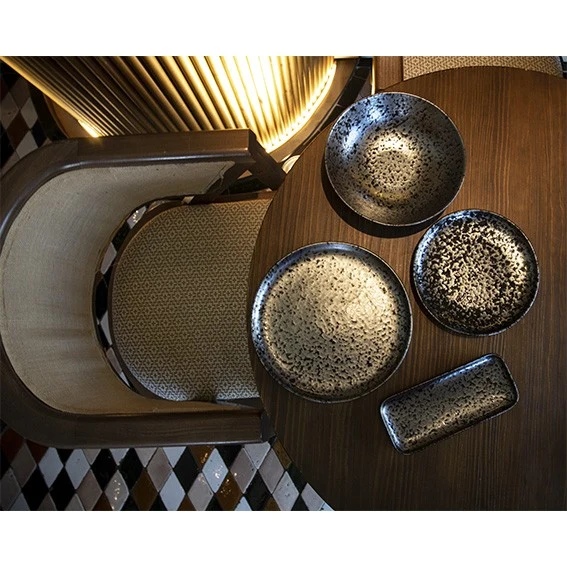 Bowl de porcelana Oxido Black. Varias medidas - 4 Uds.