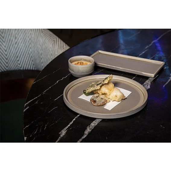 Plato llano de porcelana Structo. Varias medidas - 4 Uds.