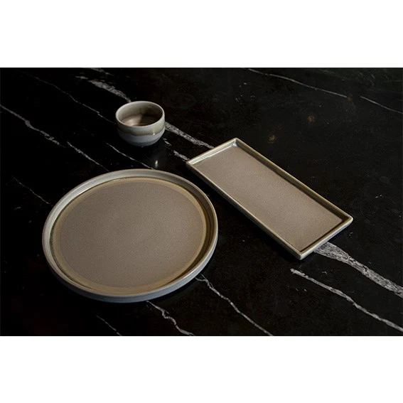 Plato llano de porcelana Structo. Varias medidas - 4 Uds.