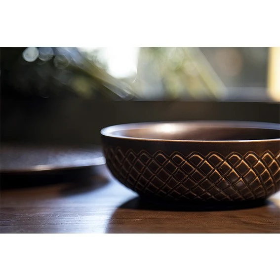 Bowl porcelana Brass cobre. ø16 x 4,5 cm - 4 Uds.