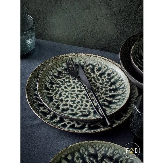 Bowl de porcelana Oxido Emerald. Varias medidas - 4 Uds.