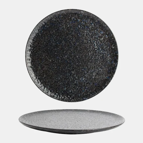 Plato llano de porcelana Midnight Dusk. ø27 cm - 4 Uds.