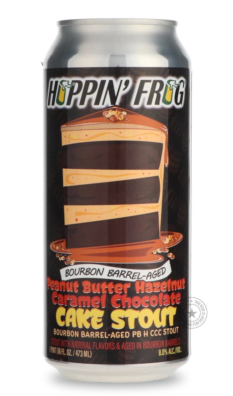 Bourbon Barrel-Aged Peanut Butter Hazelnut Caramel Chocolate Cake Stout