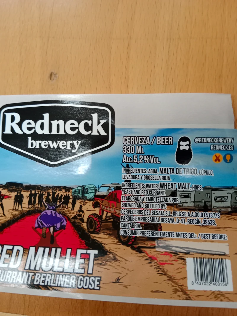 RED MULLET Berliner Gose 4 botellas 33 cl