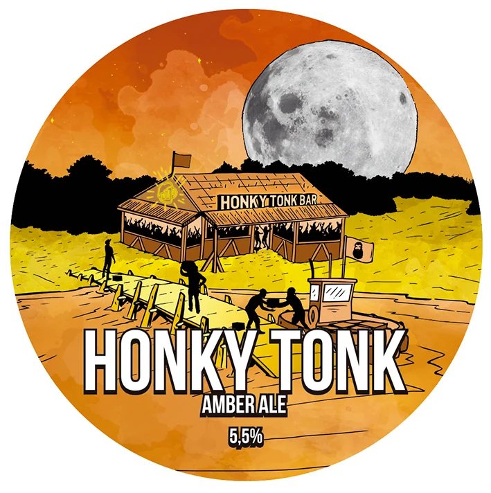 HONKY TONK Amber Ale 4 botellas 33cl
