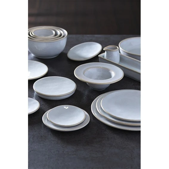 Plato llano de gres Roda blanco. Varias medidas - 6 Uds.