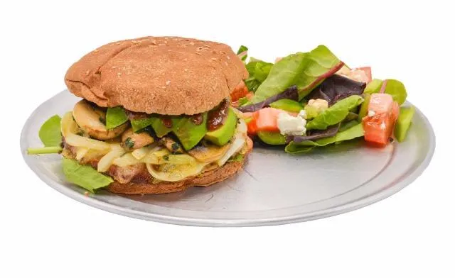 Mushroom Swiss Burger