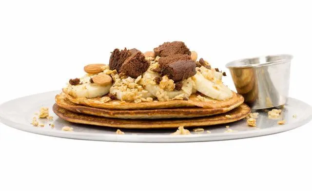 Banana Nut Protein Pancakes