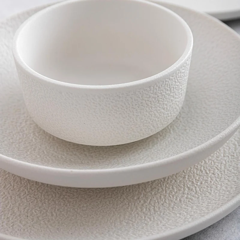 Plato llano porcelana Fosil. ø26.5 cm. Varios colores - 6 Uds.