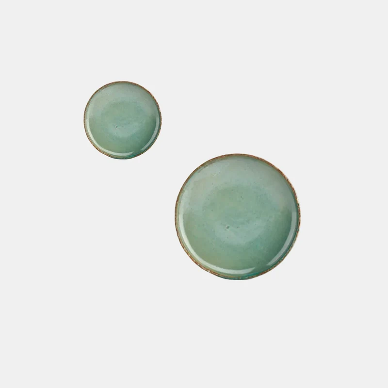 Plato llano irregular Filo Opal. Varias medidas y unidades