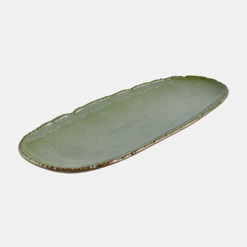 Fuente de porcelana Filo Opal. 34 x 14.5 x 2.5 cm - 4 Uds.