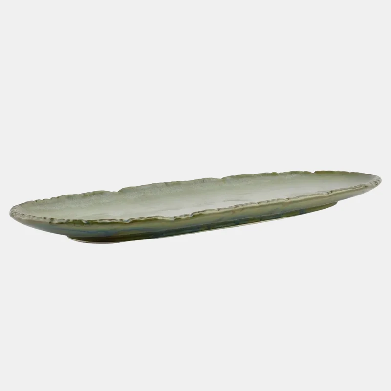 Fuente de porcelana Filo Opal. 34 x 14.5 x 2.5 cm - 4 Uds.