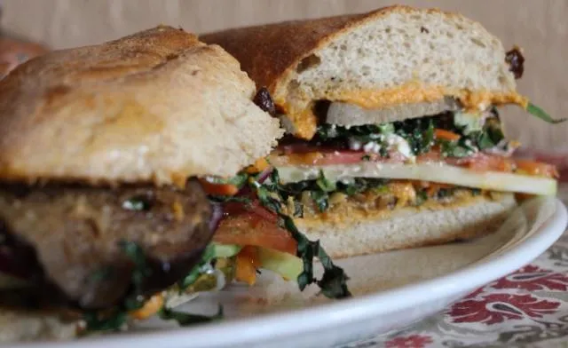 Hot Veggie Sándwich