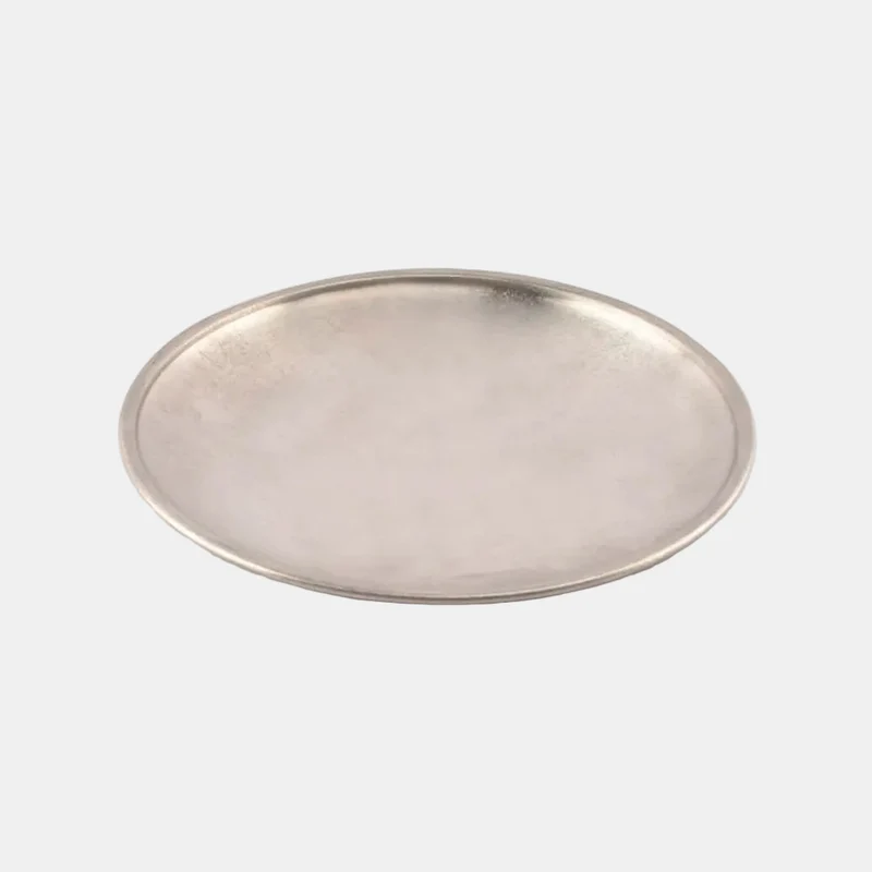 Plato pan inox plata vieja. ø14 cm - 6 Uds.