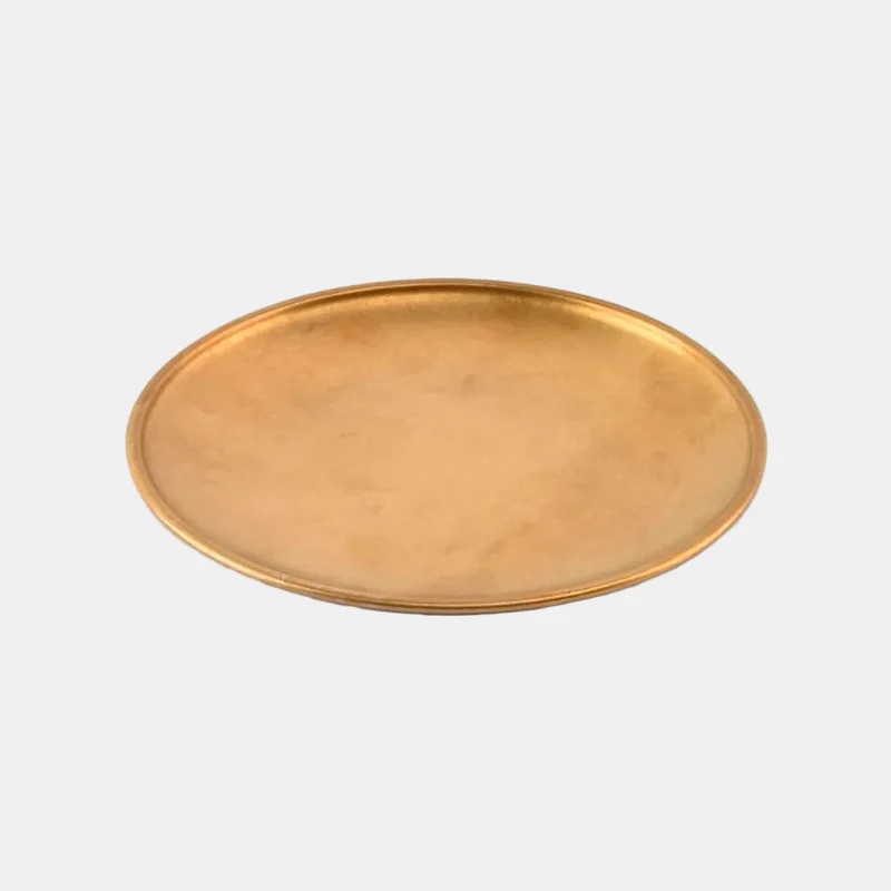 Plato de pan inox oro viejo. ø14 cm - 6 Uds.