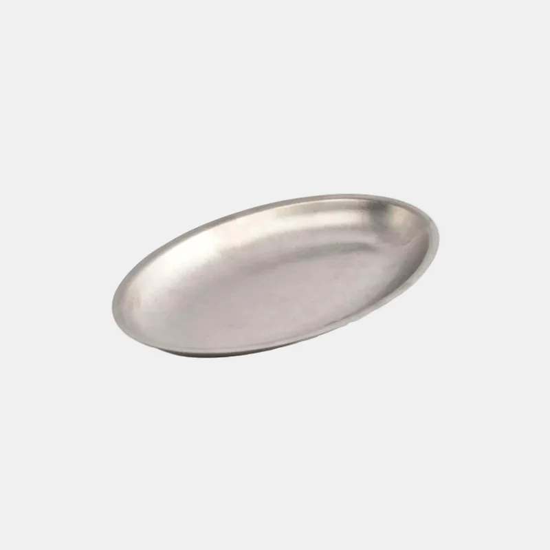 Fuente Oval plata vieja 30 x 18.5 x 2.5 cm - 6 Uds.