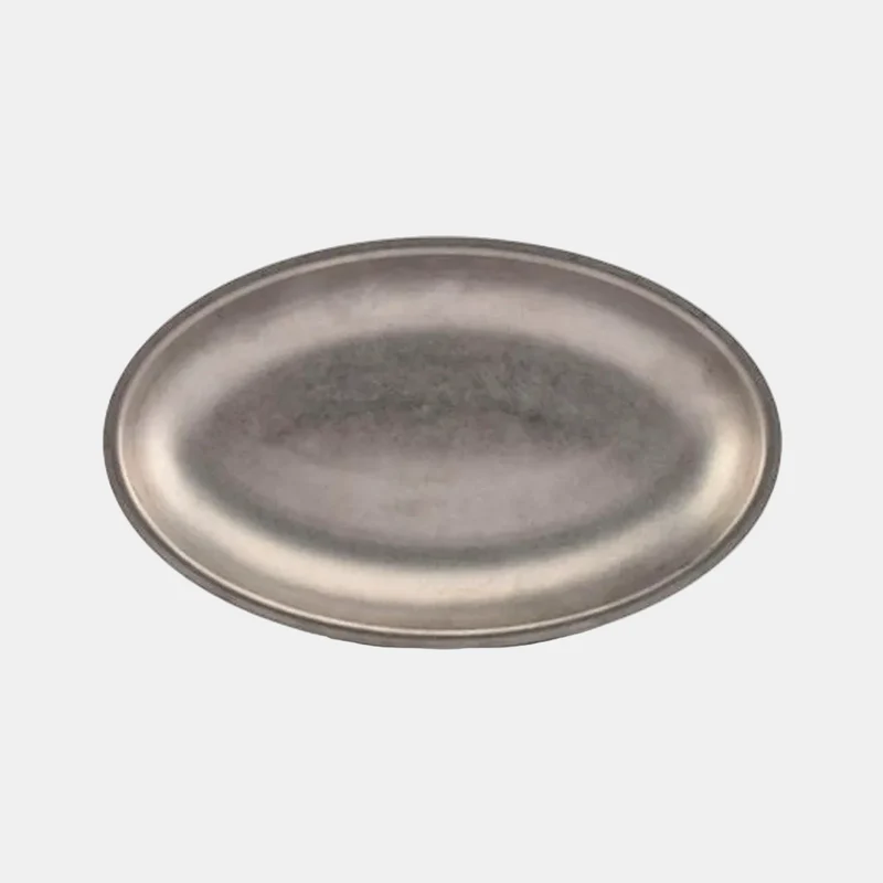 Fuente Oval plata vieja 30 x 18.5 x 2.5 cm - 6 Uds.