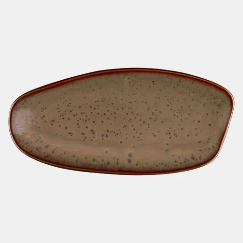 Bandeja Hazel. Marron Rojo. Varias Medidas - 6 Uds.