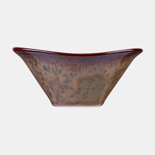 Bol oval Hazel Marron - Rojo. Varios tamaños